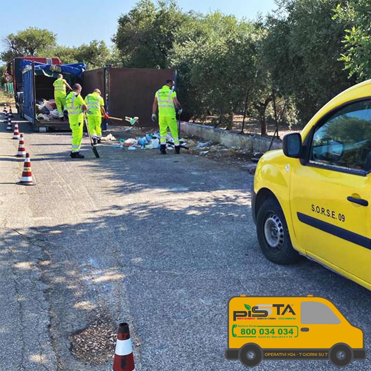 Manutenzione puliza stradele